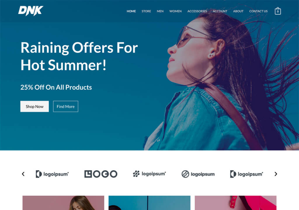 Digital download store theme product featured image