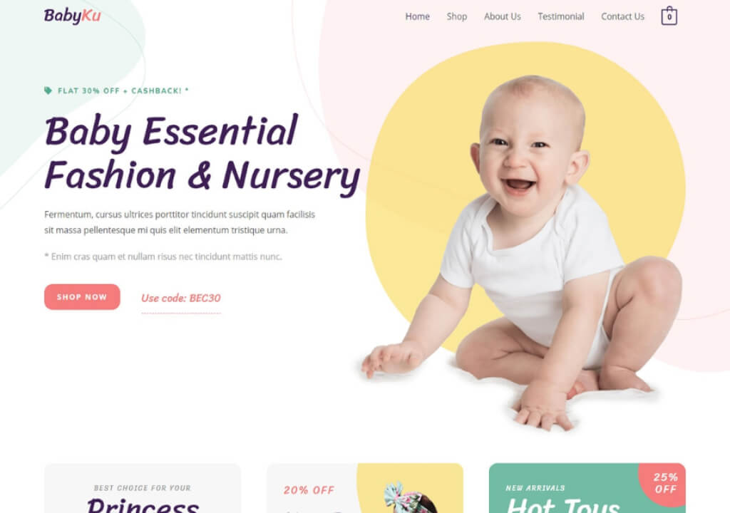 Digital download store theme product featured image