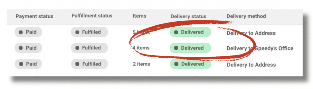 Status order