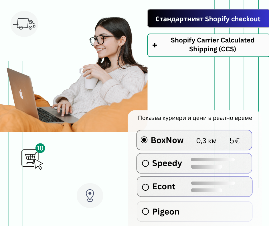 Izprati BG App CCS Shopify integration